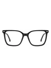 Carrera 3011 Square-frame Glasses In Black