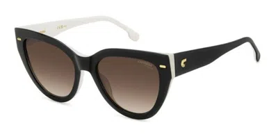 Carrera 3017/s 80s/ha Women's Sunglasses Black Size 55