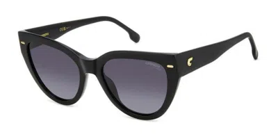Carrera 3017/s Polarized 807/wj Women's Sunglasses Black Size 55