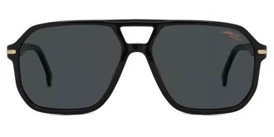 Carrera 302/s 2m2/q3 Men's Sunglasses Black Size 59 In Brown