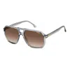 Carrera 302/s Kb7 Ha Unisex Square Sunglasses In Grey