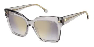 Carrera 3037/s Kb7/fq Women's Sunglasses Grey Size 54 In Gray