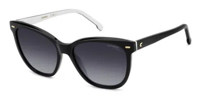 Carrera 3043/s 80s/9o Women's Sunglasses Black Size 56