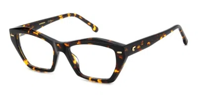 Carrera 3053 Women's Glasses, Tortoiseshell, Size 53 In Brown