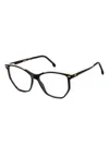 Carrera 3058 Geometric-frame Glasses In Black