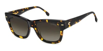 Carrera 3066/s 086/ha Women's Sunglasses Tortoiseshell Size 53 In Black