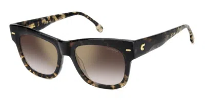 Carrera 3066/s 086/yk Women's Sunglasses Tortoiseshell Size 53 In Black
