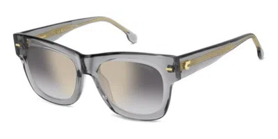 Carrera 3066/s Kb7/fq Women's Sunglasses Grey Size 53 In Gray