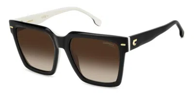 Carrera 3067/s 80s/ha Women's Sunglasses Black Size 56 In Brown