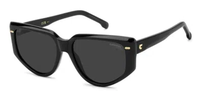 Carrera 3082/s 807/ir Occhiali Da Sole Neri Per Donna In Black