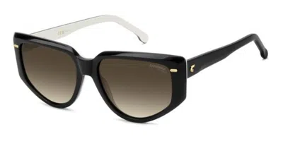 Carrera 3082/s 80s/ha Occhiali Da Sole Neri Per Donna In Black