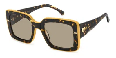 Carrera 3085/s 086/70 Occhiali Da Sole Tartarugatishell Per Donna In Brown