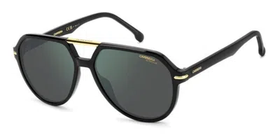 Carrera 315/s Polarized 807/q3 Men's Sunglasses Black Size 58 In Gray