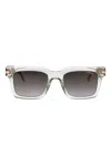 Carrera Grey Acetate Sunglasses In Metallic