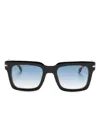 Carrera 316/s Square-frame Sunglasses In M4p08 Striped Black