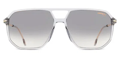 Carrera 324/s Kb7/fq Men's Sunglasses Grey Size 59 In White