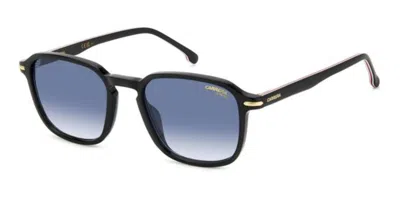 Carrera 328/s 807/08 Men's Sunglasses Black Size 53 In White
