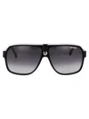 Carrera Black Acetate Sunglasses In Black