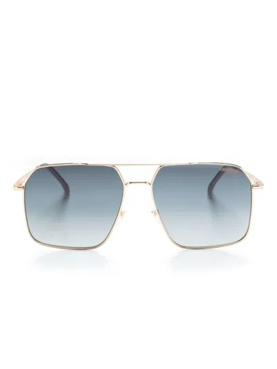 Carrera 333/s Geometric-frame Sunglasses In Gold