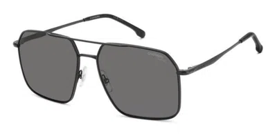 Carrera 333/s Polarized 003/m9 Men's Sunglasses Black Size 59 In Gray