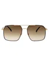 Carrera Blk Gold B Metal Sunglasses In Brown