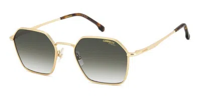 Carrera 334/s Aoz/9k Men's Sunglasses Gold Size 53 In Green