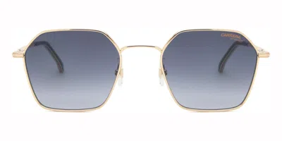 Carrera 334/s J5g/9o Men's Sunglasses Gold Size 53 In Blue