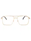 Carrera Rectangle-frame Glasses In Gold