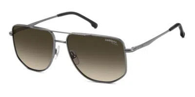 Carrera 355/s Polarized V81/la Men's Sunglasses Grey Size 59 In Brown