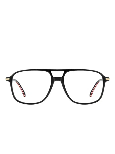 Carrera 373 Geometric-frame Glasses In Black