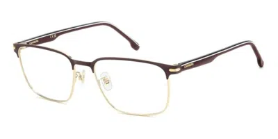 Carrera 384/g Vestibilità Orientale E28 Occhiali Da Vista Borgogna Per Uomo (solo Montatura)