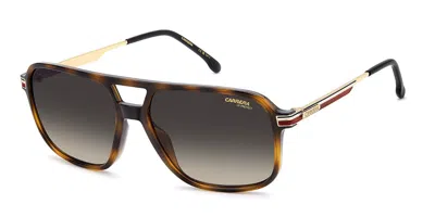 Carrera 390/s 086/9o Men's Sunglasses Tortoiseshell Size 59 In Dark Tortoise