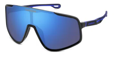 Carrera 4017/s D51/z0 Men's Sunglasses Black Size 99 In Blue