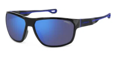 Carrera 4018/s D51/z0 Occhiali Da Sole Neri Per Uomo In Blue