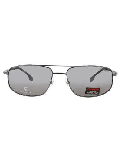 Carrera 8036/s Sunglasses In Matte Dark Ruthenium - Grey Polarized