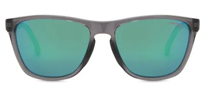 Carrera 8058/s Kb7/z9 Men's Sunglasses Clear Size 56 In Gray