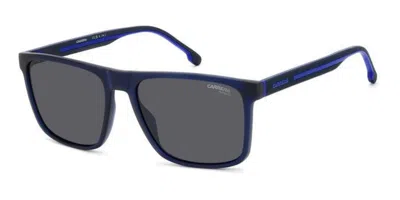 Carrera 8064/s Fll/ir Men's Sunglasses Blue Size 57 In Black
