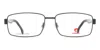 Carrera Premium Rectangular Eyeglasses For Men In Metallic
