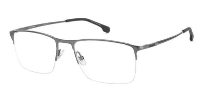 Carrera 8906 Men's Glasses, Silver, Size 55 In Gray