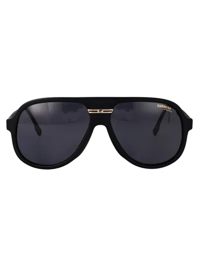 Carrera Black Acetate Sunglasses In Pattern