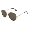 Carrera Gold Acetate Sunglasses In Gold