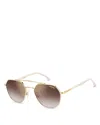 Carrera Aviator Sunglasses, 53mm In Gold/brown