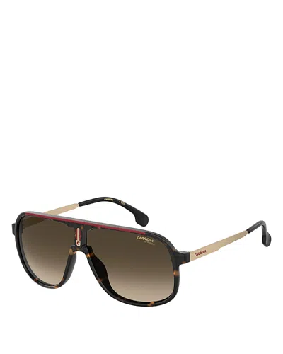 Carrera Aviator Sunglasses, 62mm In Brown