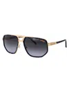 Carrera Marbled-effect Sunglasses In Blue
