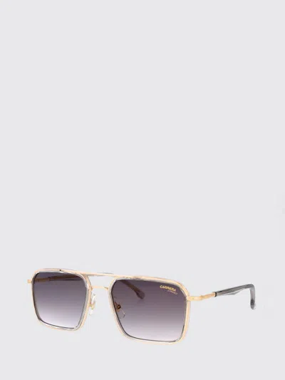 Carrera Aviator Sunglasses In Metal With Double Bridge In Yellow