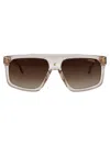 Carrera Beige Acetate Sunglasses In White