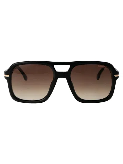 Carrera Black Acetate Sunglasses In Brown