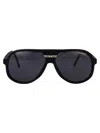 Carrera Black Acetate Sunglasses In Black