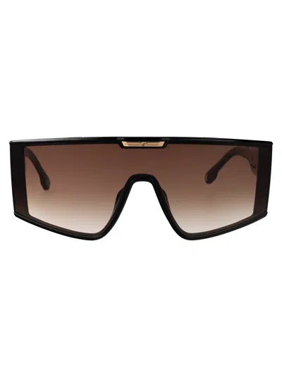Carrera Black Brown Acetate Sunglasses
