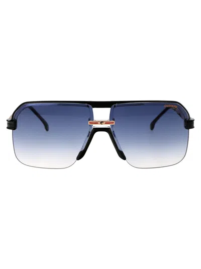 Carrera Black Cry Metal Sunglasses In Blue